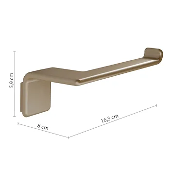 Il giglio portarotolo a parete oro opaco codice prod: 0000A9248800000 product photo Foto1 L2