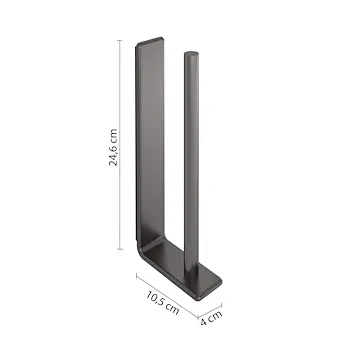 Il giglio portarotolo con riserva a parete grigio lucido codice prod: 0000A9248100002 product photo Foto1 L2