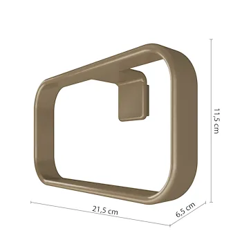 Il giglio portasalviette a parete oro matt codice prod: 0000A9708800000 product photo Foto1 L2
