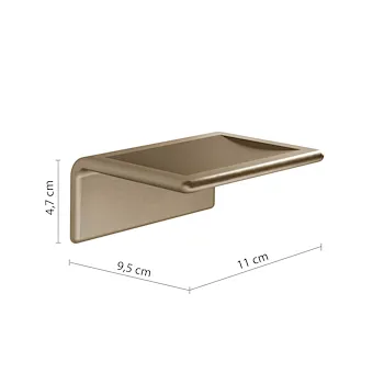 Il giglio portasapone inamovibile a parete oro opaco codice prod: 0000A9128800000 product photo Foto1 L2