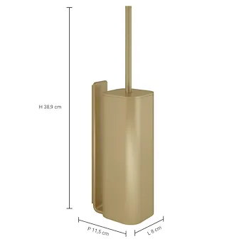 Il giglio portascopino a parete oro matt codice prod: 0000A9338800003 product photo Foto1 L2