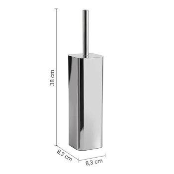 JACK portascopino da terra con ciuffo in setole cromato codice prod: 000013341300000 product photo Foto1 L2