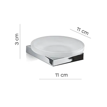 Lanzarote porta sapone a parete cromato codice prod: 0000A3111300000 product photo Foto1 L2