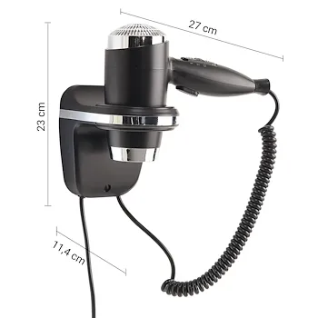 Libeccio phon 1600W nero a parete codice prod: 000050601400000 product photo Foto1 L2