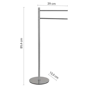 Mida piantana porta salviette 2 bracci cromato codice prod: 72311300000 product photo Foto1 L2