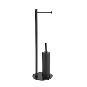 Mida piantana porta salviette 2 bracci e porta scopino nero opaco codice prod: 72321400000 product photo Default L2