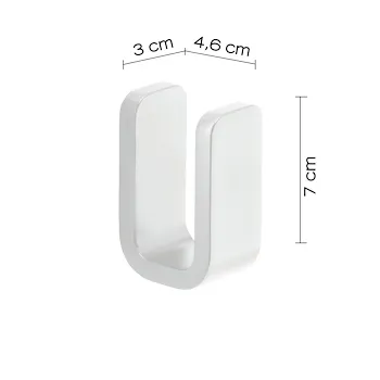 Outline gancio appendi abiti bianco opaco codice prod: 000032262200000 product photo Foto1 L2