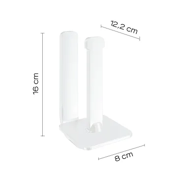 Outline porta rotolo di riserva bianco opaco codice prod: 000032242200002 product photo Foto1 L2