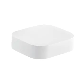 Outline porta sapone a parete bianco opaco codice prod: 000032122200000 product photo Default L2