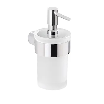 Pirenei dispenser sapone a parete cromato e vetro satinato codice prod: 0000PI811300000 product photo Default L2