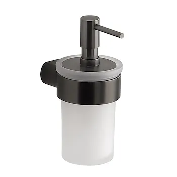 Pirenei dispenser sapone a parete grigio lucido e vetro satinato codice prod: 0000PI818100000 product photo Default L2