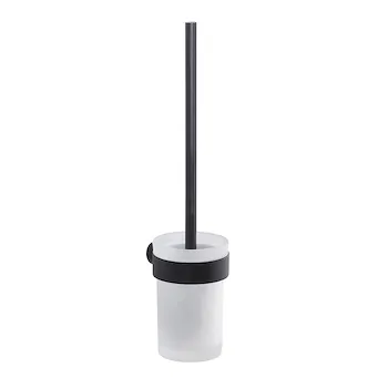 Pirenei porta scopino a parete nero oaco e vetro satinato codice prod: 0000PI331400003 product photo Default L2