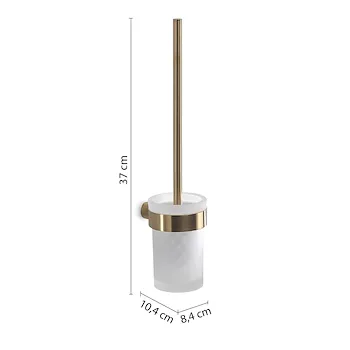 Pirenei porta scopino a parete oro opaco e vetro satinato codice prod: 0000PI3388000 product photo Foto1 L2