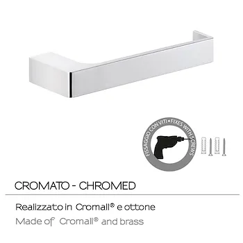 Pirenei portarotolo cromato codice prod: 0000PI241300000 product photo Foto2 L2