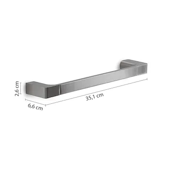 Pirenei portasalviette 35cm a parete cromato spazzolato codice prod: 0000PI213835000 product photo Foto1 L2