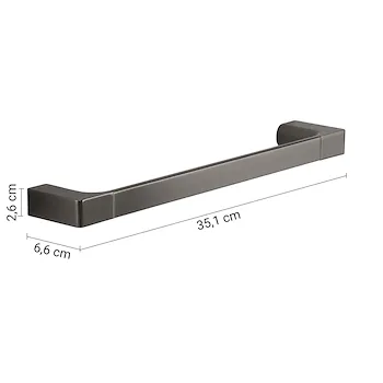 Pirenei portasalviette 35cm a parete grigio lucido codice prod: 0000PI218135000 product photo Foto1 L2