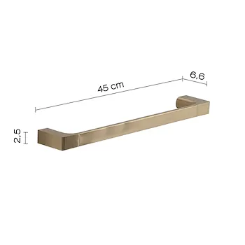 Pirenei portasalviette 45cm a parete oro opaco codice prod: 0000PI218845000 product photo Foto1 L2