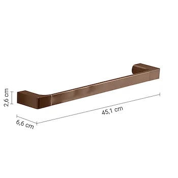 Pirenei portasalviette 45cm a parete oro rosa codice prod: 0000PI218245000 product photo Foto1 L2