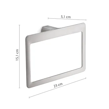 Pirenei portasalviette a parete cromato spazzolato codice prod: 0000PI703800000 product photo Foto1 L2