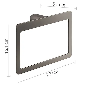 Pirenei portasalviette a parete grigio lucido codice prod: 0000PI708100000 product photo Foto1 L2