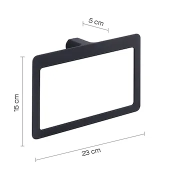 Pirenei portasalviette a parete nero opaco codice prod: 0000PI701400000 product photo Foto1 L2