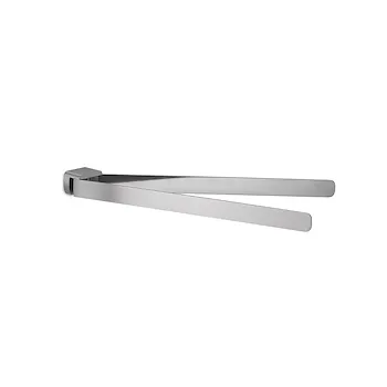 Pirenei portasalviette doppio snodo a parete cromato spazzolato codice prod: 0000PI233800000 product photo Default L2