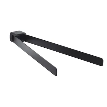 Pirenei portasalviette doppio snodo a parete nero opaco codice prod: 0000PI231400000 product photo Default L2