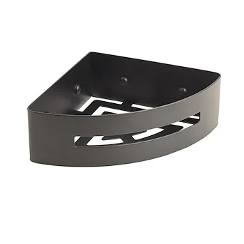 Poeseidon porta oggetti doccia angolare nero opaco codice prod: 77801400000 product photo Default L2