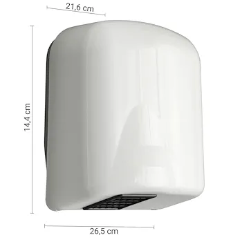 Ponente asciugamani elettrico a tasca 220 V bianco codice prod: 000024570200000 product photo Foto1 L2