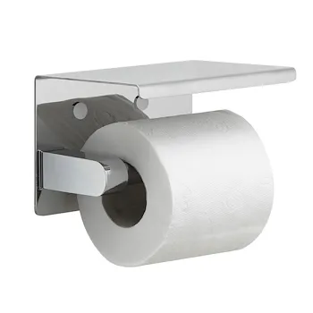 Porta rotolo con coperchio e piano d'appoggio cromato codice prod: 000028391300000 product photo Default L2