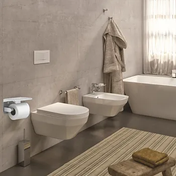 Porta rotolo con coperchio e piano d'appoggio cromato codice prod: 000028391300000 product photo Foto2 L2