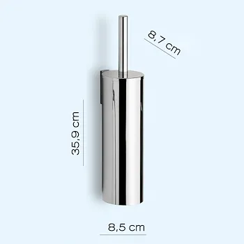 Porta scopino wc da terra o parete cromato codice prod: 000024331300203 product photo Foto1 L2