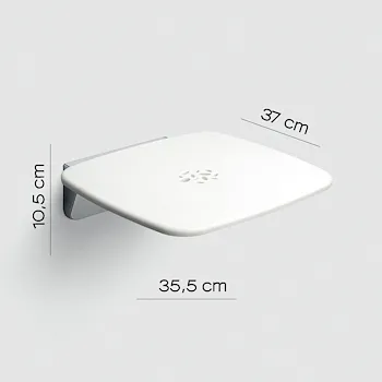 Prima Classe sedile doccia ribaltabile a parete bianco cromato codice prod: 000060832300000 product photo Foto1 L2