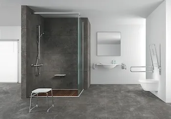 Prima Classe sgabello da bagno 43,8 cm bianco cromato codice prod: 000060722300000 product photo Foto1 L2