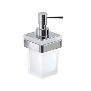 Samoa dispenser sapone a parete cromato in vetro satinato codice prod: 0000A8811300000 product photo Default L2
