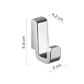 Samoa gancio appendi abiti cromato 2 pezzi codice prod: 0000A8271300000 product photo Foto1 L2