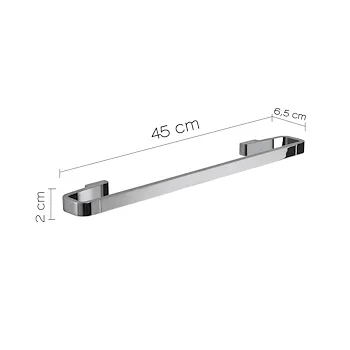 Samoa porta salviette 45 cm cromato codice prod: 0000A8211345000 product photo Foto1 L2