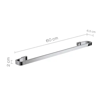 Samoa porta salviette 60 cm cromato codice prod: 0000A8211360000 product photo Foto1 L2