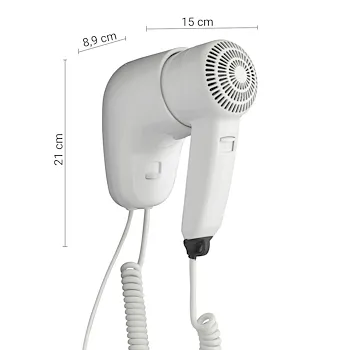 Scirocco phon 1200 w bianco con supporto a parete codice prod: 000050610200000 product photo Foto1 L2