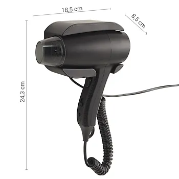 Tramontana phon 1200W  nero a parete codice prod: 000050591400000 product photo Foto1 L2