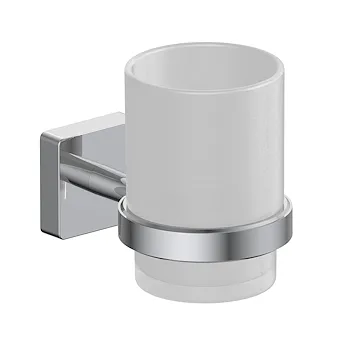 Forum quadra a30100 porta bicchiere vetro/cromato codice prod: A30100CR21 product photo Default L2