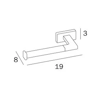 Lea a18250 porta rotolo cromato codice prod: A18250CR product photo Foto1 L2