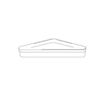 Ricambio ripiano trasparente in PMMA codice prod: R04310 product photo Default L2