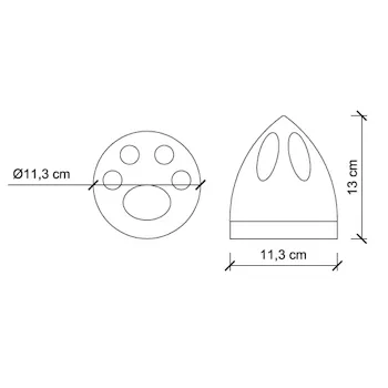 Portaspazzolini Bianco serie Skatto cod prod: 5631V codice prod: 5631V product photo Foto1 L2