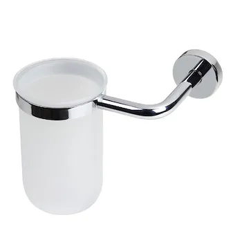 Tito portabicchiere in vetro a paretecromato codice prod: 7418KK product photo Default L2