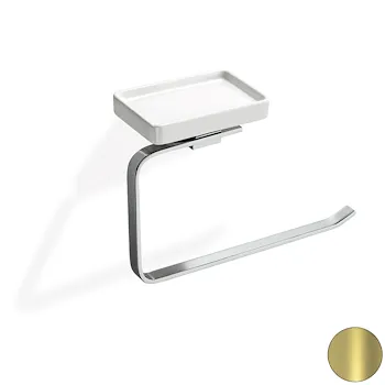 Gea anello porta salviette con porta sapone a parete oro codice prod: 000GE7916 product photo Default L2