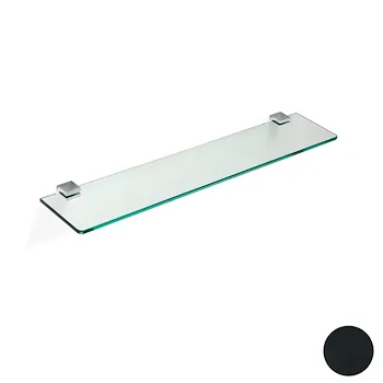Gea mensola 13x60 in vetro supporti nero satinato codice prod: 000GE0457 product photo Default L2