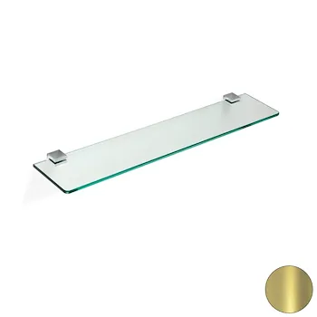 Gea mensola 13x60 in vetro supporti oro codice prod: 000GE0416 product photo Default L2