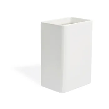 Gea porta bicchiere in ceramica da appoggio bianco codice prod: 000GE10AP product photo Default L2