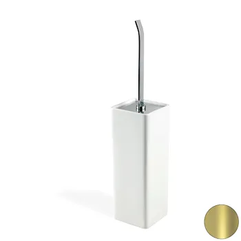Gea porta scopino in ceramica da appoggio manico oro codice prod: 000GE12A16 product photo Default L2